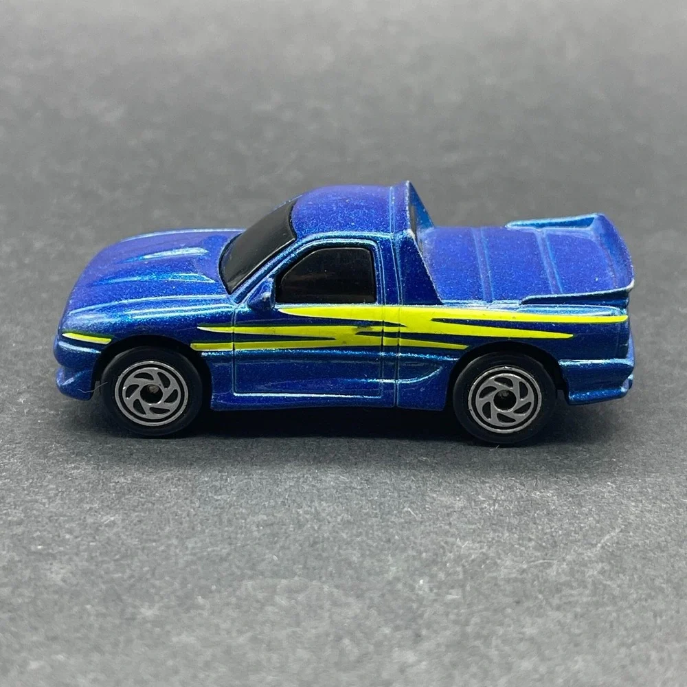 Matchbox The Buster 1990's Pickup Truck Blue Graphics Diecast‎ 1/64 Scale Loose